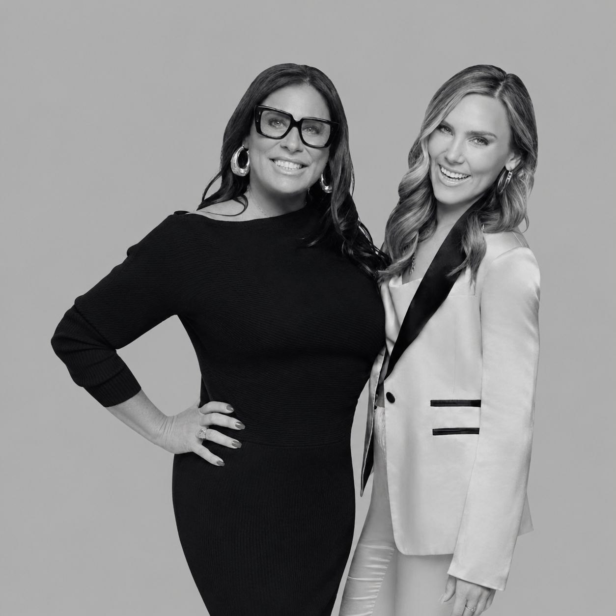 Rhonda Swan and Jules Schroeder together, co-authors of Leadership: The Feminine Guide to Fearless Living